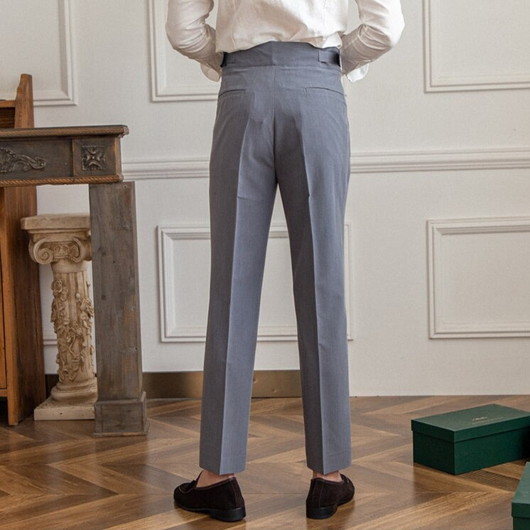 Axel | Heren Hoge Taille Broek – Klassieke En Moderne Elegant