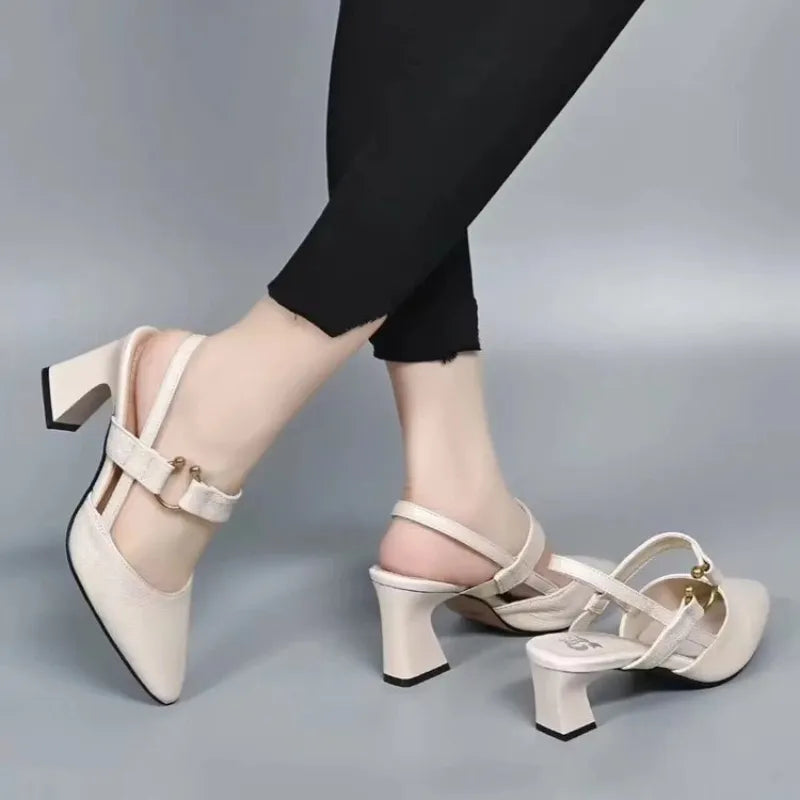 Sabine | Pantofi cu toc deschis – Elegant și sofisticat