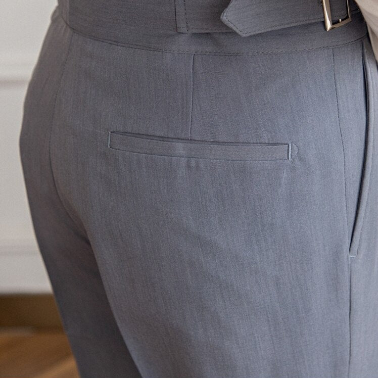 Axel | Heren Hoge Taille Broek – Klassieke En Moderne Elegant