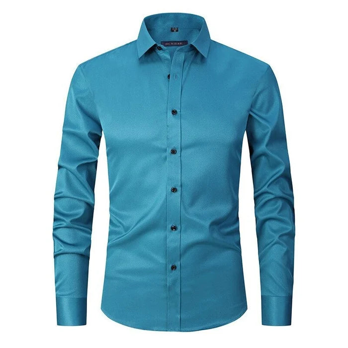 Henri | Camicia Slim Fit Col Classico a Maniche Lunghe