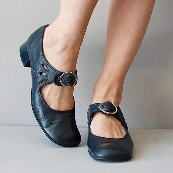 Séraphine | Sko med ankelrem for kvinner – Retro- og elegant stil
