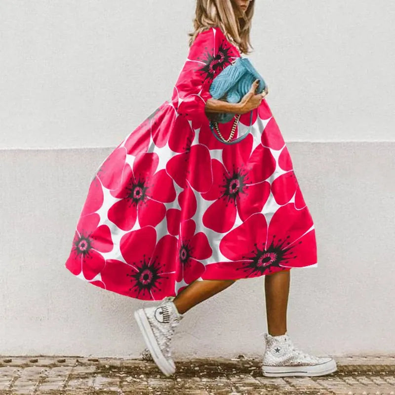 Sybille | Loose Floral Dress – Summer Style