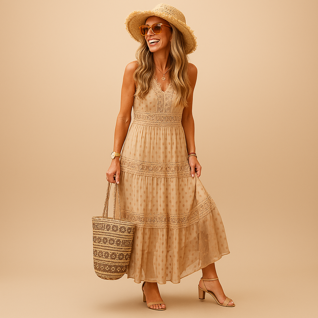 Marcelle | Boho Sommerkjole for Damer