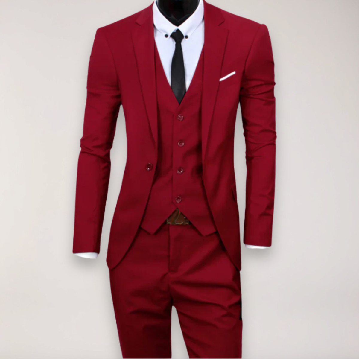 Emory | Elegant Slim Fit Three-Piece Men's Suit