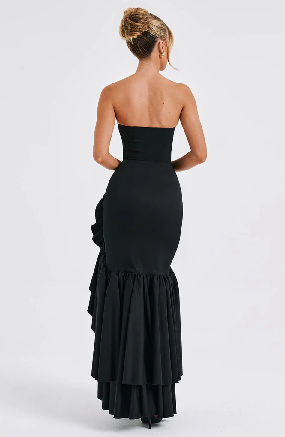 Aurore | Robe Fendue Élégante à Volants
