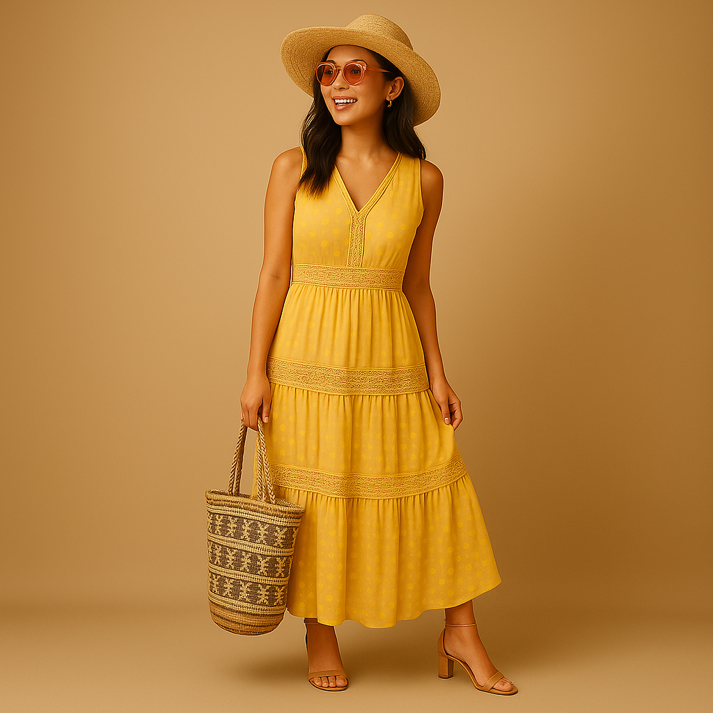 Marcelle | Boho Sommerkjole for Damer