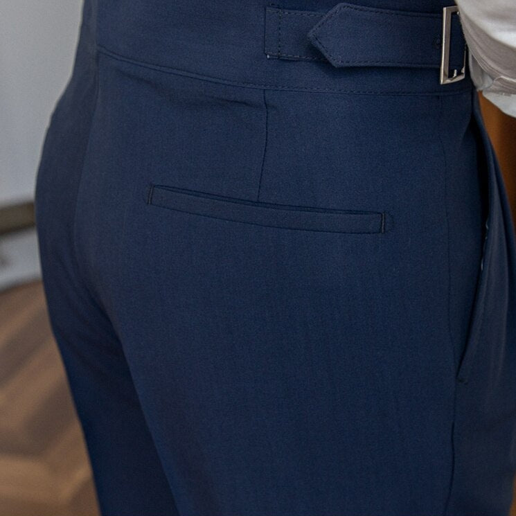 Axel | Heren Hoge Taille Broek – Klassieke En Moderne Elegant