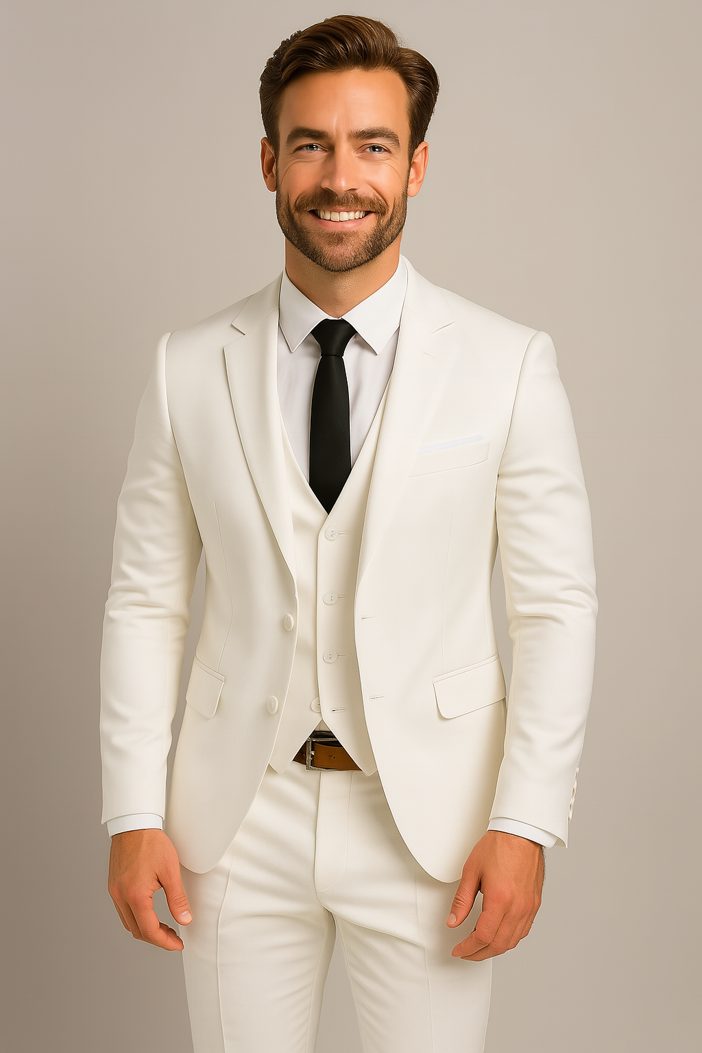 Emory | Elegant Slim Fit Three-Piece Men's Suit