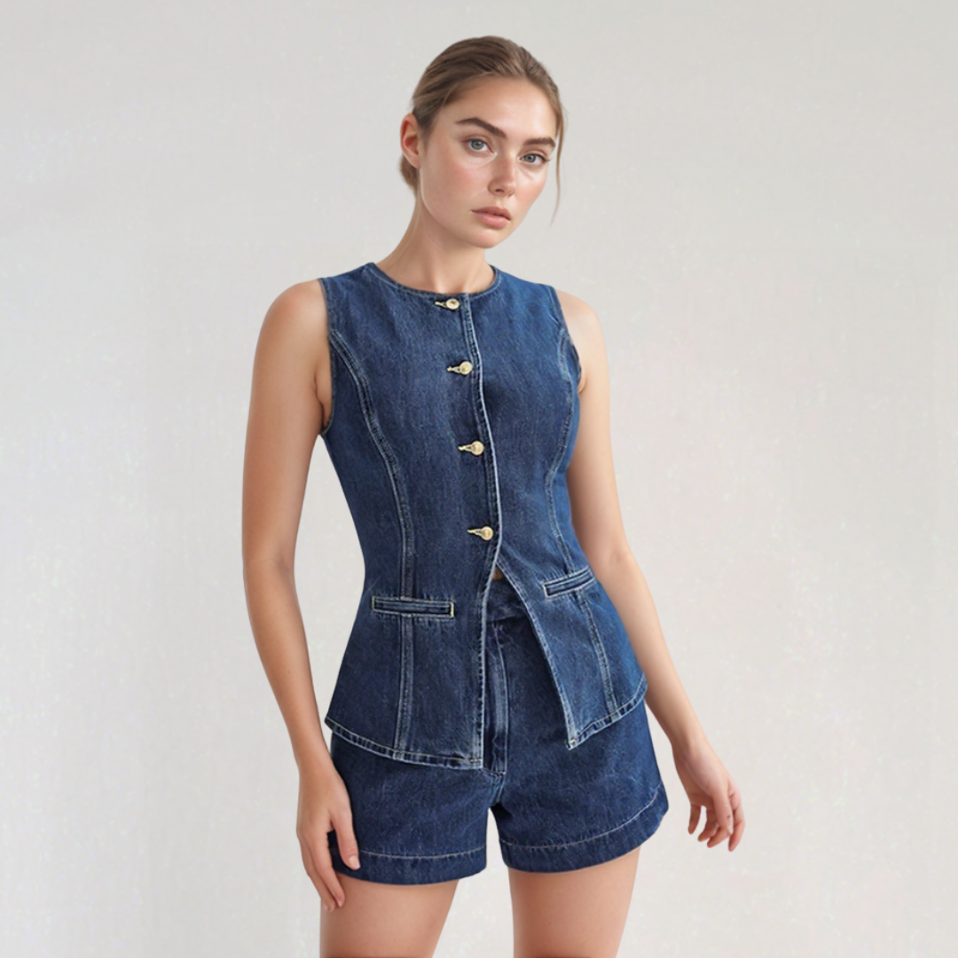 Nathalie | Uvolněný set – Styl 2 kusy Trendy a pohodlné