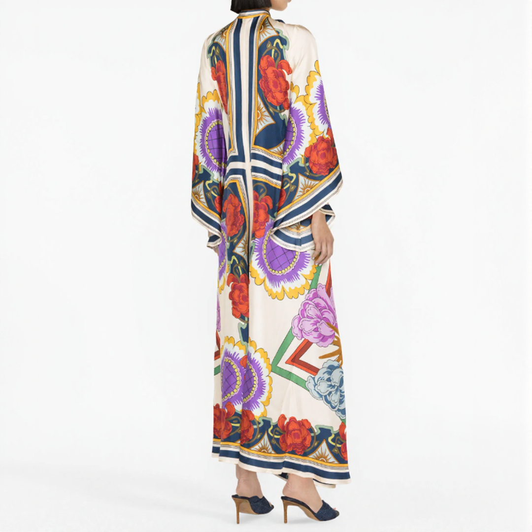 Djamila | Bohemian Maxi Kaftan Dress – Relaxed and Fluid Elegance