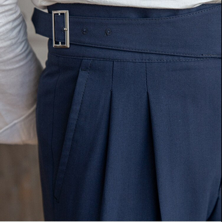 Axel | Heren Hoge Taille Broek – Klassieke En Moderne Elegant
