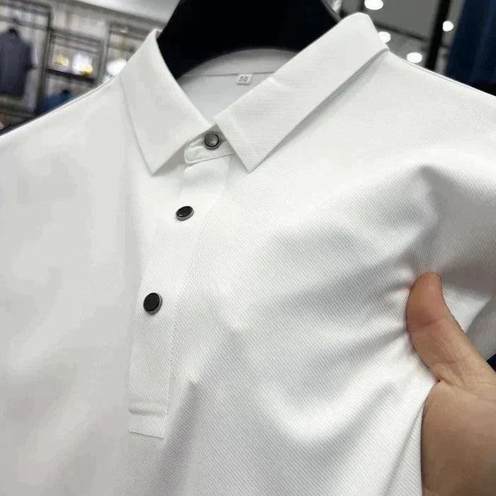 Antoine|Polo Koszula Dopasowana dla Muskularnej Sylwetki
