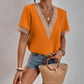 Émilienne | T-shirt V-ringad Brise D'été 