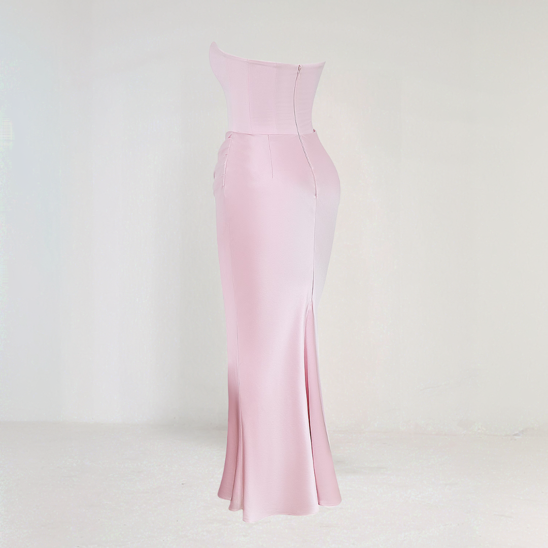 Fadel | Elegant Corset Dress – Maxi Length and Refined Style 