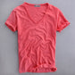 Robert | T-Shirt Heren Met V-Hals – Minimalistische En Tijdloze Stijl 
