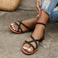 Mona | Sandaler med Krydsede Remme – Chic Sommerlook 