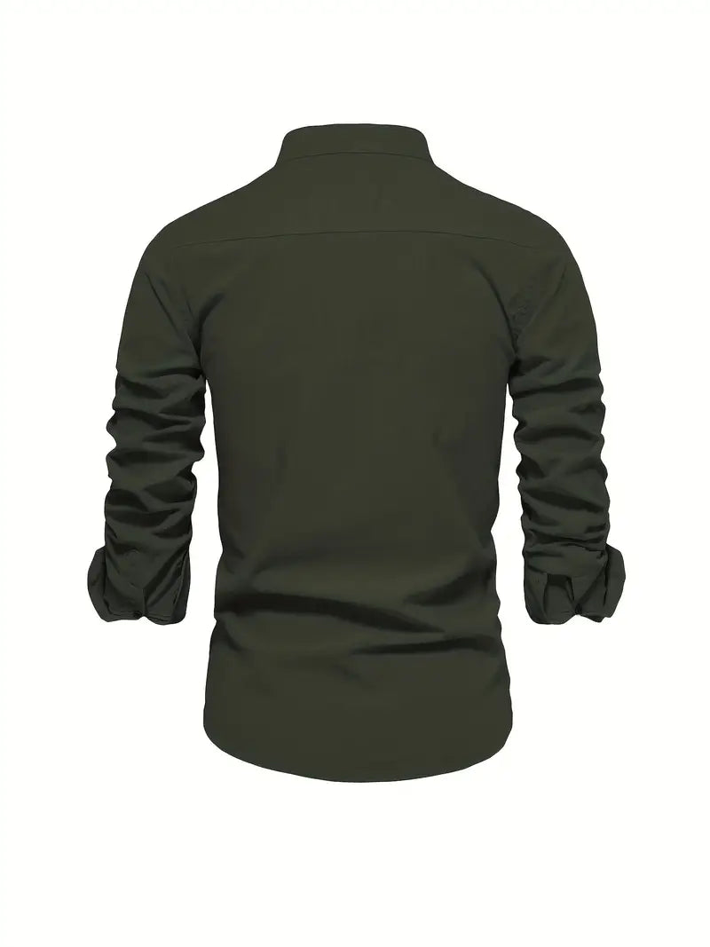 Clément | Camisa Delicada – Corte Alargado y Detalles Abotonados 