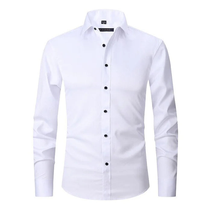 Henri | Camicia Slim Fit Col Classico a Maniche Lunghe 