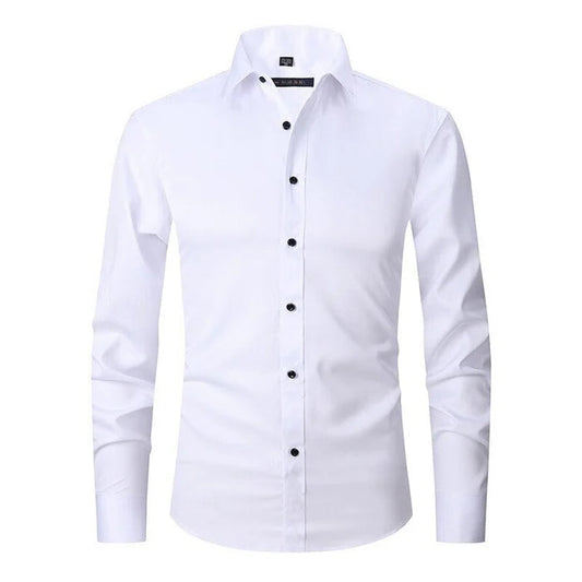 Henri | Camicia Slim Fit Col Classico a Maniche Lunghe 