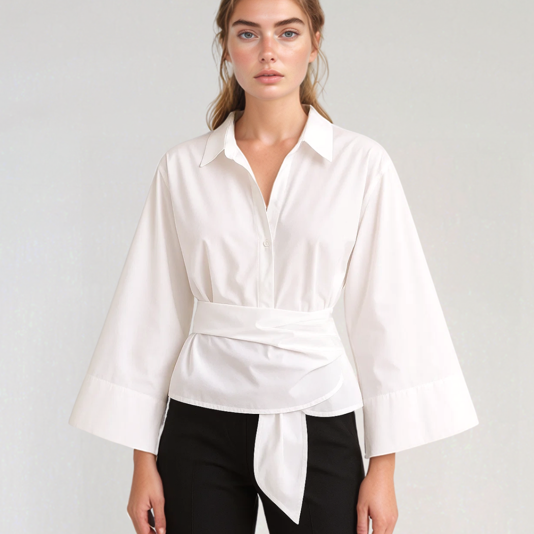 Élise | Letná Portfóliová Košeľa – Ľahká Elegancia a Ženský Strih 