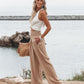 Sandra | Pantalón Palazzo – Cintura Alta y Elegancia Fluida 