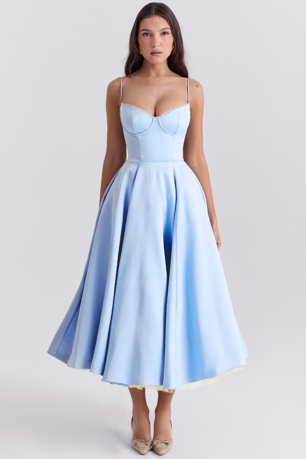 Gilda | Lange Ausgestellte Kleid – Zeitloser Charme und Weiblichkeit 