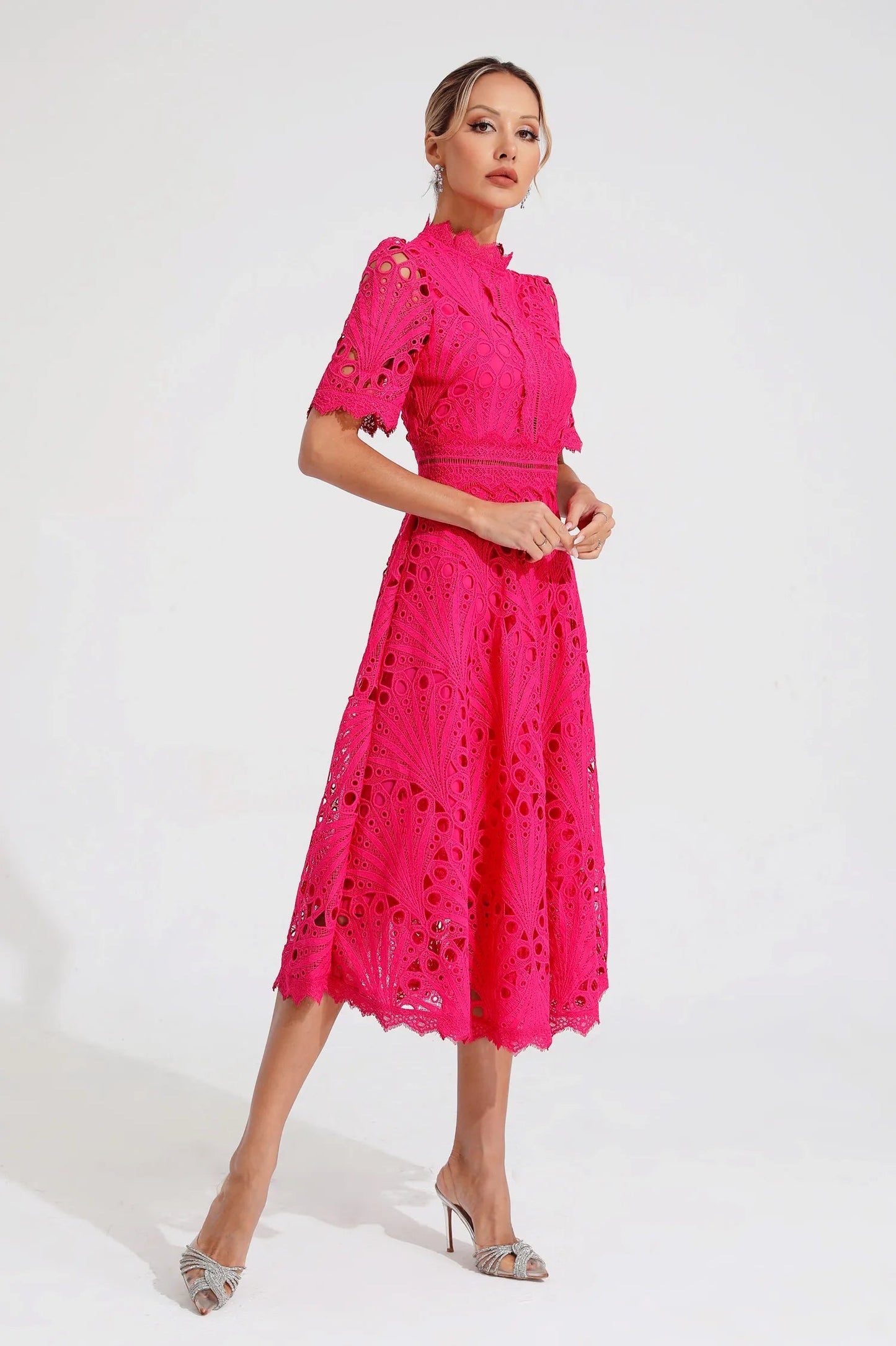 Nadine | Abito Midi – Fascino Chic E Tocchi Raffinati 