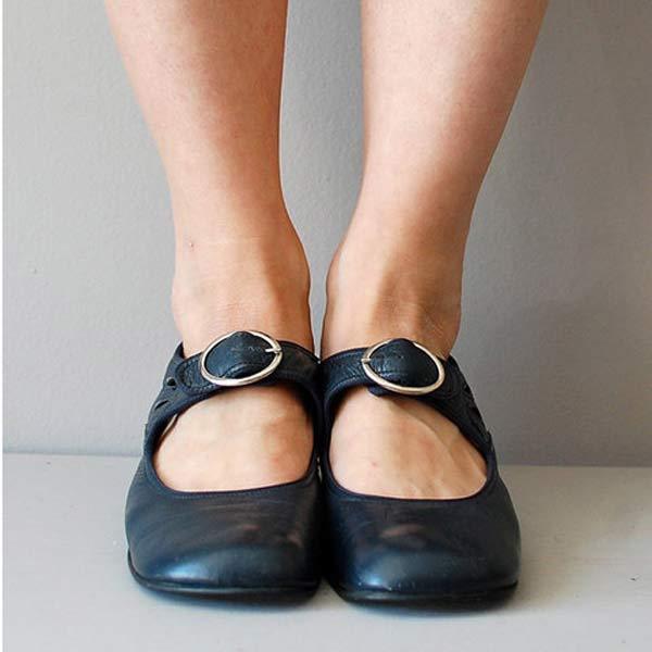 Séraphine | Sko med ankelrem for kvinner – Retro- og elegant stil 