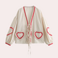 Claire | Chemise Detail Herz und romantische Note 
