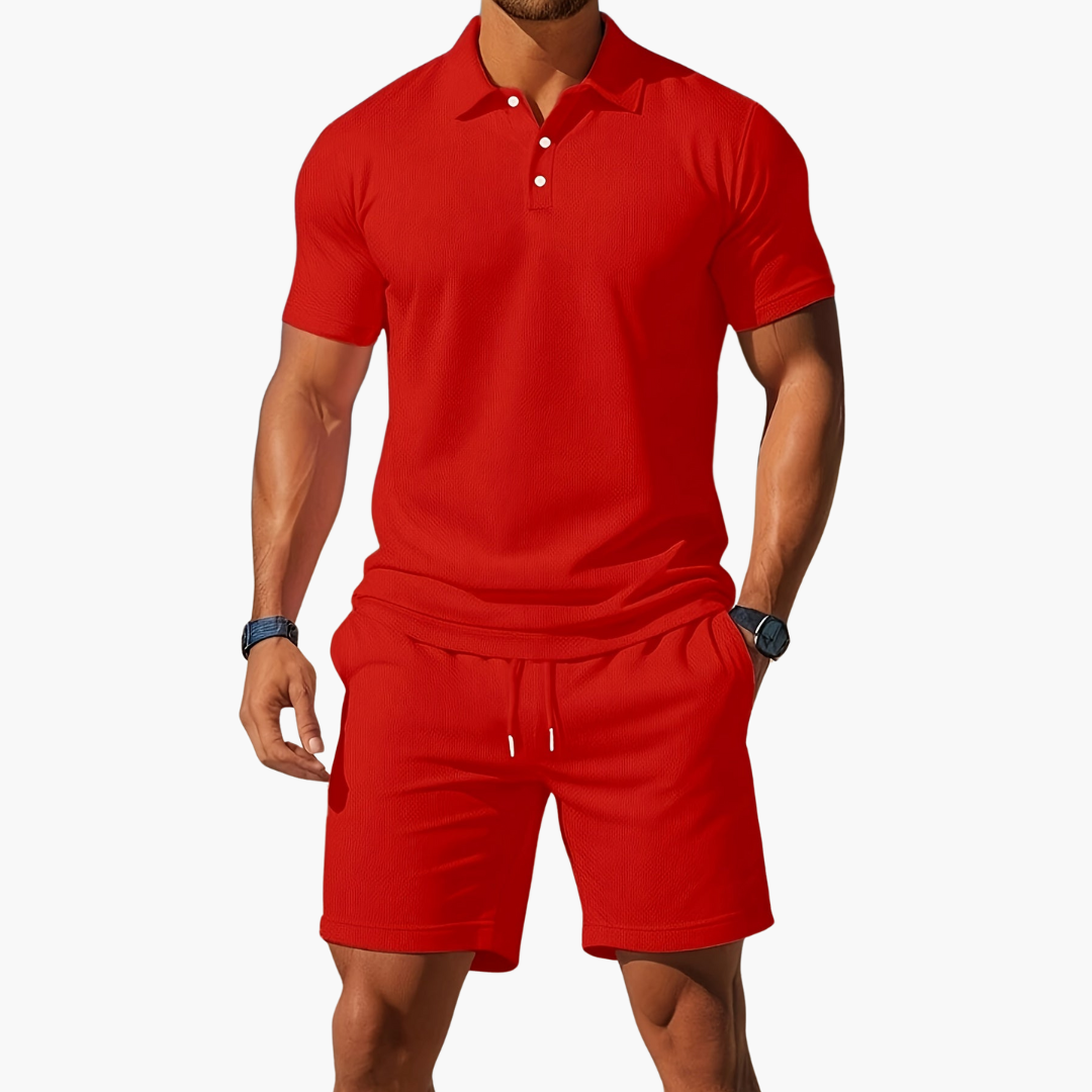 Albert | Conjunto Completo – Polo y Pantalones Cortos Para Una Comodidad Diaria 