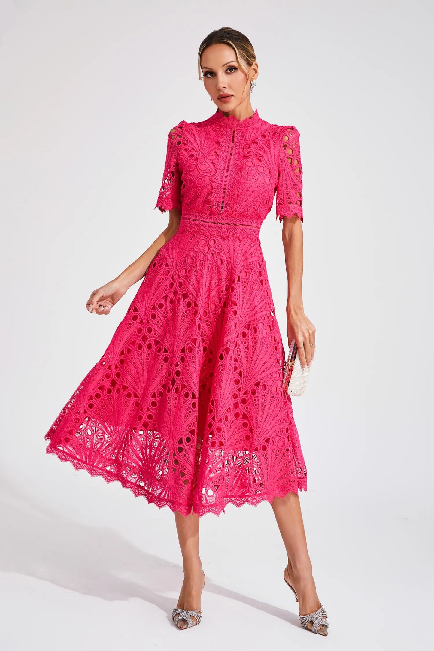 Nadine | Abito Midi – Fascino Chic E Tocchi Raffinati 
