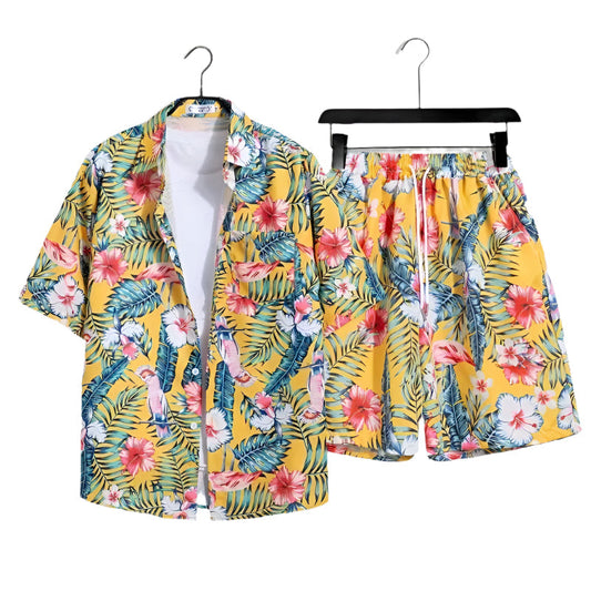 Alexandre | Summer Set For Men Shirt And Shorts 