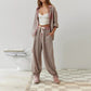 Lucienne | Pyjamas Komfort & Stil med Kontrasterende Ruter 