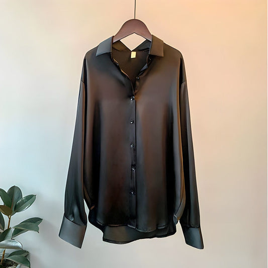 Émilie | Chic og Alsidig Bluse – Struktureret og Moderne Silhuet 
