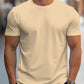 Ewen | Camiseta Ajustada de Cuello Redondo de Manga Corta 