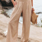 Sandra | Pantalón Palazzo – Cintura Alta y Elegancia Fluida 