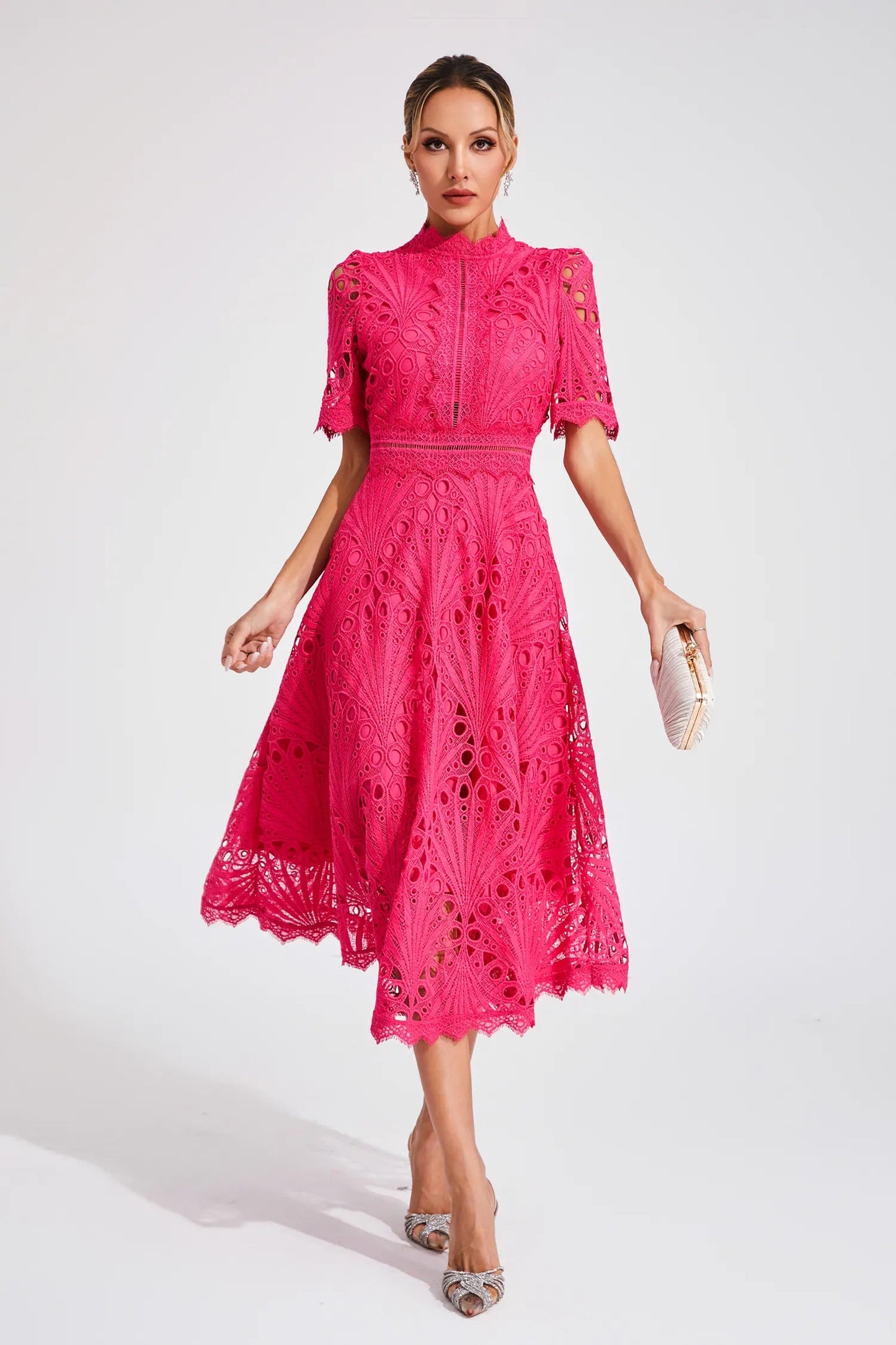 Nadine | Abito Midi – Fascino Chic E Tocchi Raffinati 