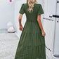 Sophie | Sukienka Boho Chic z Krótkim Rękawem 
