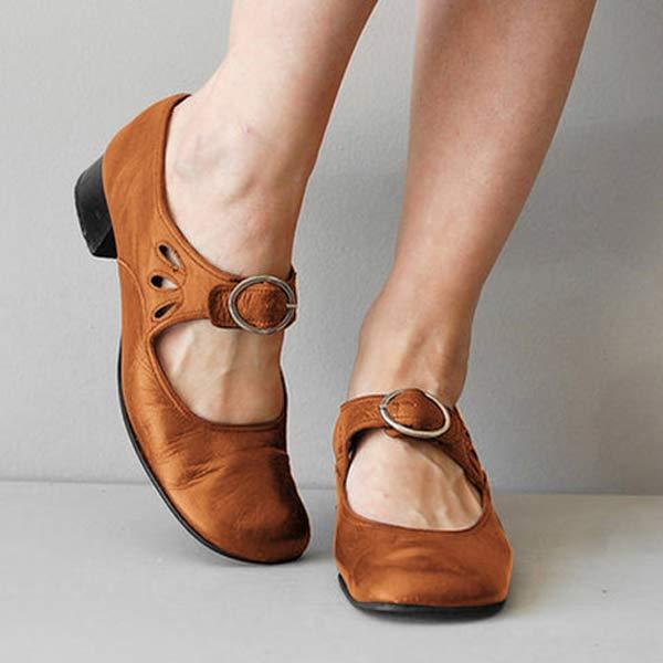 Séraphine | Sko med ankelrem for kvinner – Retro- og elegant stil 