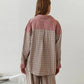 Lucienne | Pyjamas Komfort & Stil med Kontrasterende Ruter 