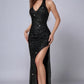 Denise | Sparkling Evening Dress – Sublime Silhouette and Bold Detail 