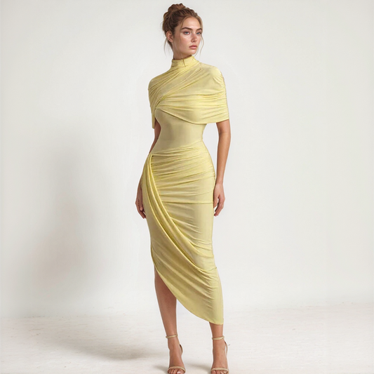 Gloria | Midi Sommerkleid – Figurumschmeichelnder Schnitt und leichter Stil 