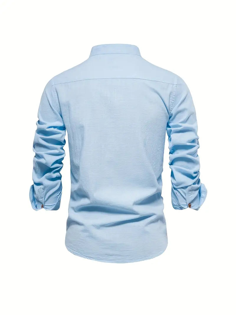 Clément | Camisa Delicada – Corte Alargado y Detalles Abotonados 