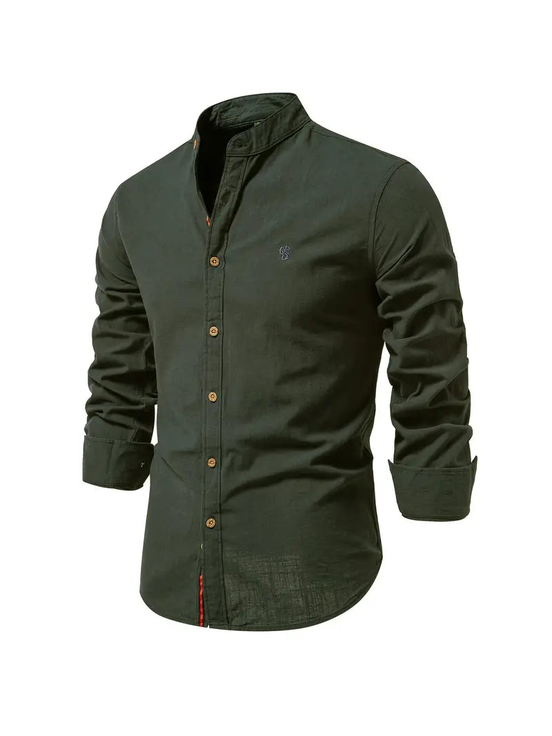 Clément | Camisa Delicada – Corte Alargado y Detalles Abotonados 