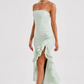 Aurore | Robe Fendue Élégante à Volants
