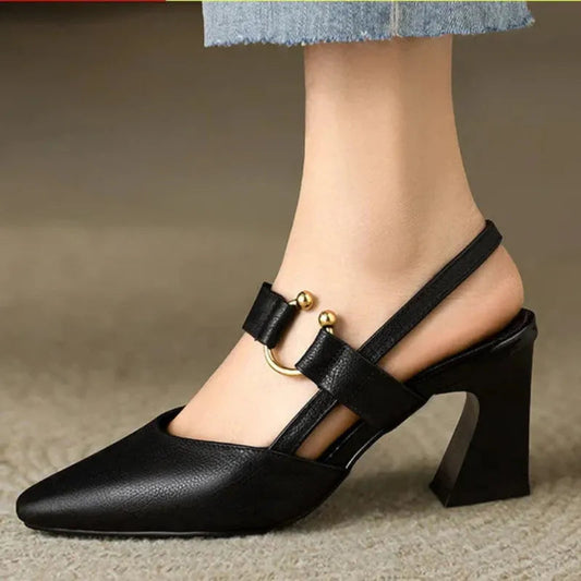 Sabine | Zapatos de Tacón Abiertos – Elegantes y Sofisticados 