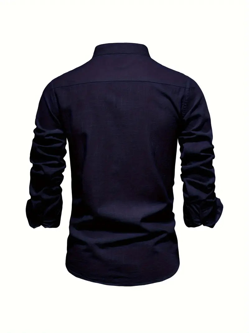 Clément | Camisa Delicada – Corte Alargado y Detalles Abotonados 