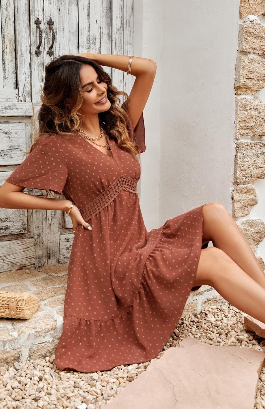 Denise | Ροή Φόρεμα – Καθημερινή Απαλή Κομψότητα 