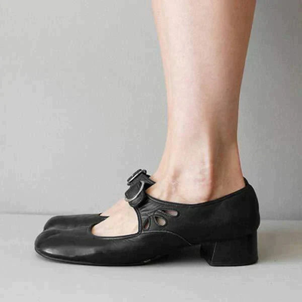 Séraphine | Sko med ankelrem for kvinner – Retro- og elegant stil 