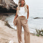 Sandra | Pantalón Palazzo – Cintura Alta y Elegancia Fluida 
